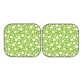 thumbnail image 7 of Xecao Green White Flowers for Foldable Car Sun Shades (2-Pack) offer sun protection with an easy-fold design for convenient windshield shading., 7 of 7