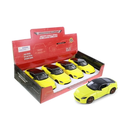 2024 Nissan Z, Yellow Sports Car - Showcasts 37904/28 - 1/24 Scale Diecast Model Car