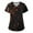 A-Black#31223BB, variant on Fabrcox S-5XL Valentine Day Scrubs for Women Plus Size Love Heart Graphic Holiday Scrub Tops Women V Neck Short Sleeve Women’s Nurse Uniforms with Pockets