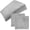 Gray, variant on Light Gray Bed Wedge Pillowcase Cover with Zipper, 2-Pack Soft Breathable Removable Protector for Home Sleeping, 27 x 27 x 8 Inch