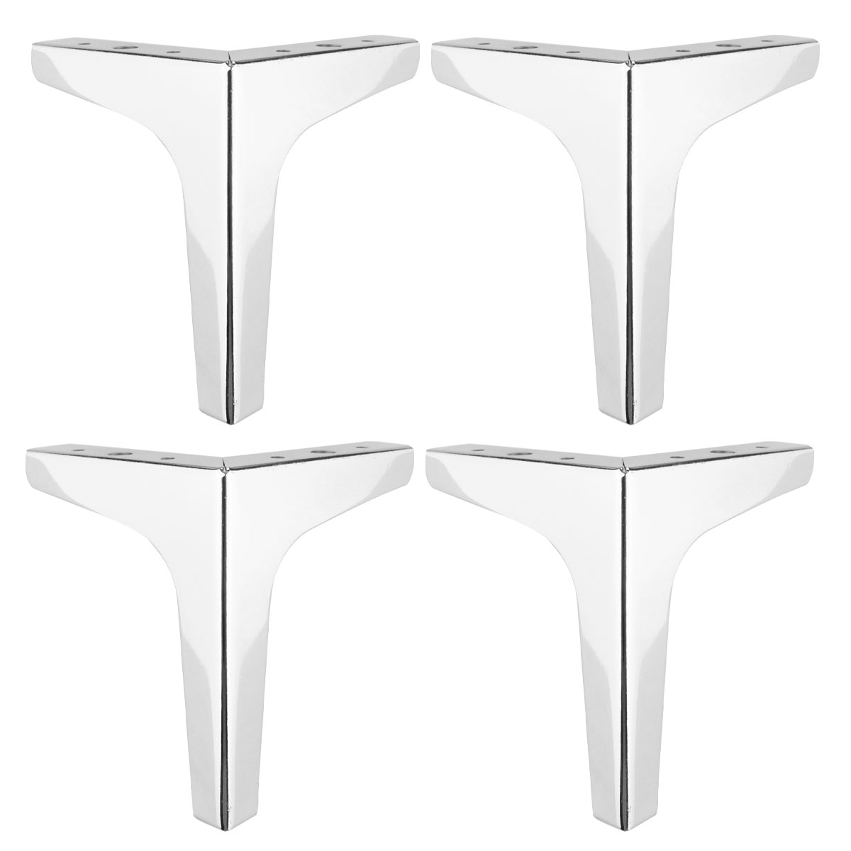 NUOLUX Legs Furniture Metal Sofa Gold 4 Set Dresser Couch Feet Chair