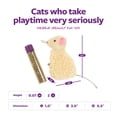 thumbnail image 4 of SmartyKat Madcap Mania Mouse, Soft Plush Catnip Cat Toy with String Tail, with Pure & Potent Catnip, Refillable & Durable, 4 of 12