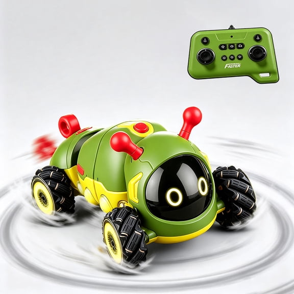 RC Stunt Car Remote Control Toys with Sound of Insects,LED,Spray and Drift,RC Toys for Kids Boys Girls Christmas Birthday Gifts