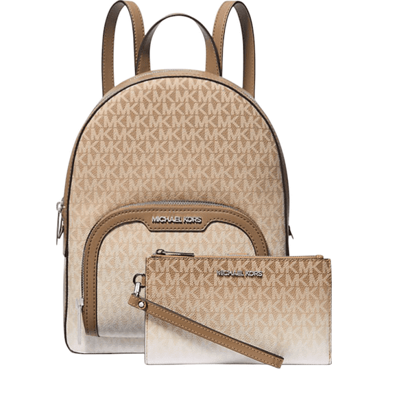 Michael Kors Jaycee Medium Ombré Logo Backpack   Large Ombré wristlet
