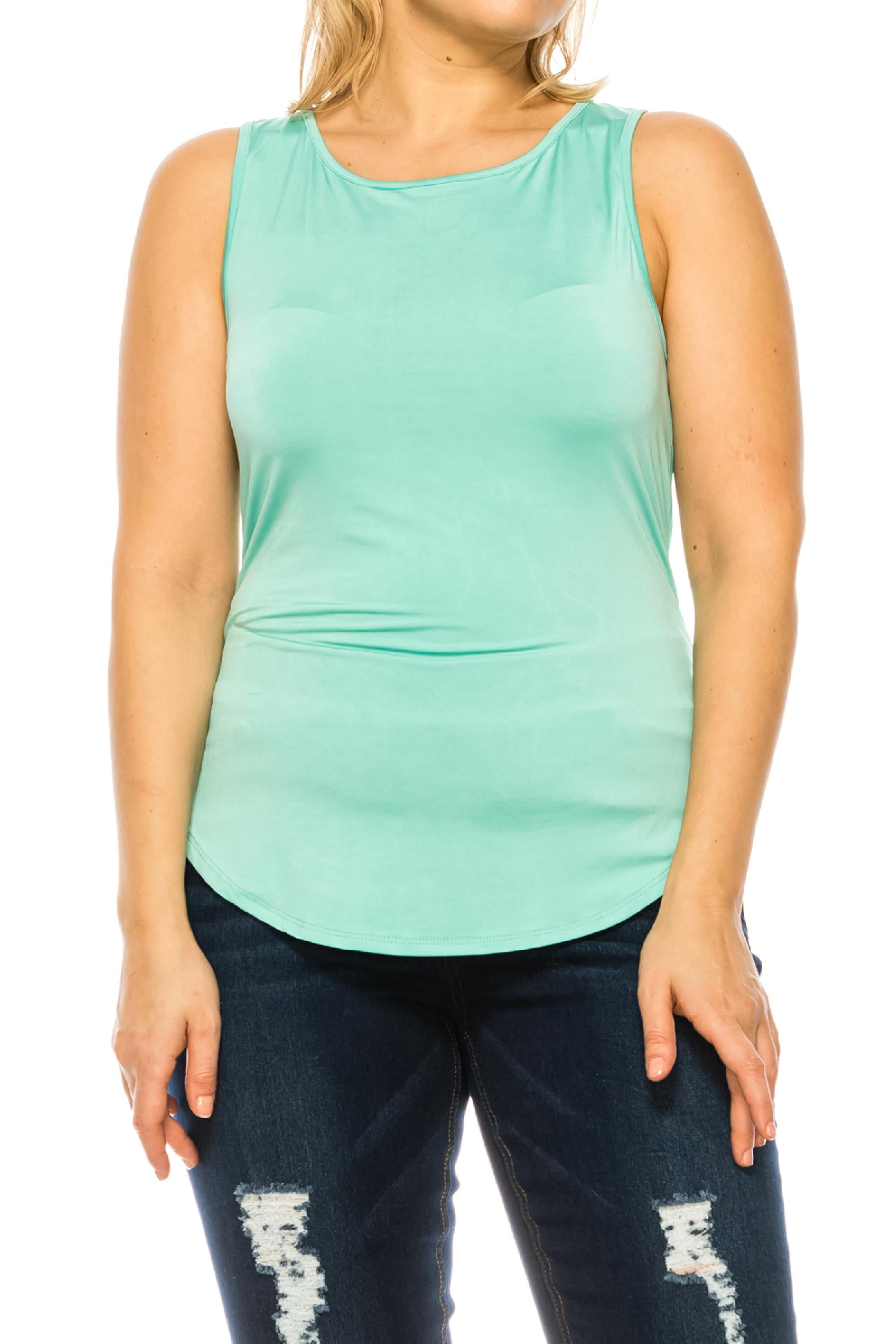 Women's Plus Size Workout Tank Tops Racerback Athletic Yoga Tops Made