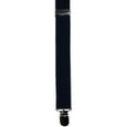 thumbnail image 3 of CTM Elastic Solid Navy Clip-End Suspenders, 3 of 3