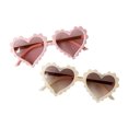 thumbnail image 1 of 2x de sol de plástico para y niñas en corazón UV400 Beige Pink400 Baoblaze Gafas de sol para niños, 1 of 8