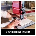 thumbnail image 3 of 2.8 Amp 9 In 2-Speed Benchtop Band Saw for Woodworking, 3 of 6