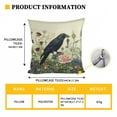 thumbnail image 3 of FOR U DESIGNS Raven Rose Print RV Dinette Cushion Covers Wear-Resistan Camper Seat Covers Dinette Booth with Pillowcase, RV Couch Protector Include 1 Backrest Cover and 1 Bench Cover, 3 of 8