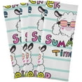 thumbnail image 2 of SKYSONIC Llama Kitchen Dish Towel Set of 1, Super Absorbent Soft Drying Cloth Tea Bar Towels, 28 x 18 Inch, 2 of 7