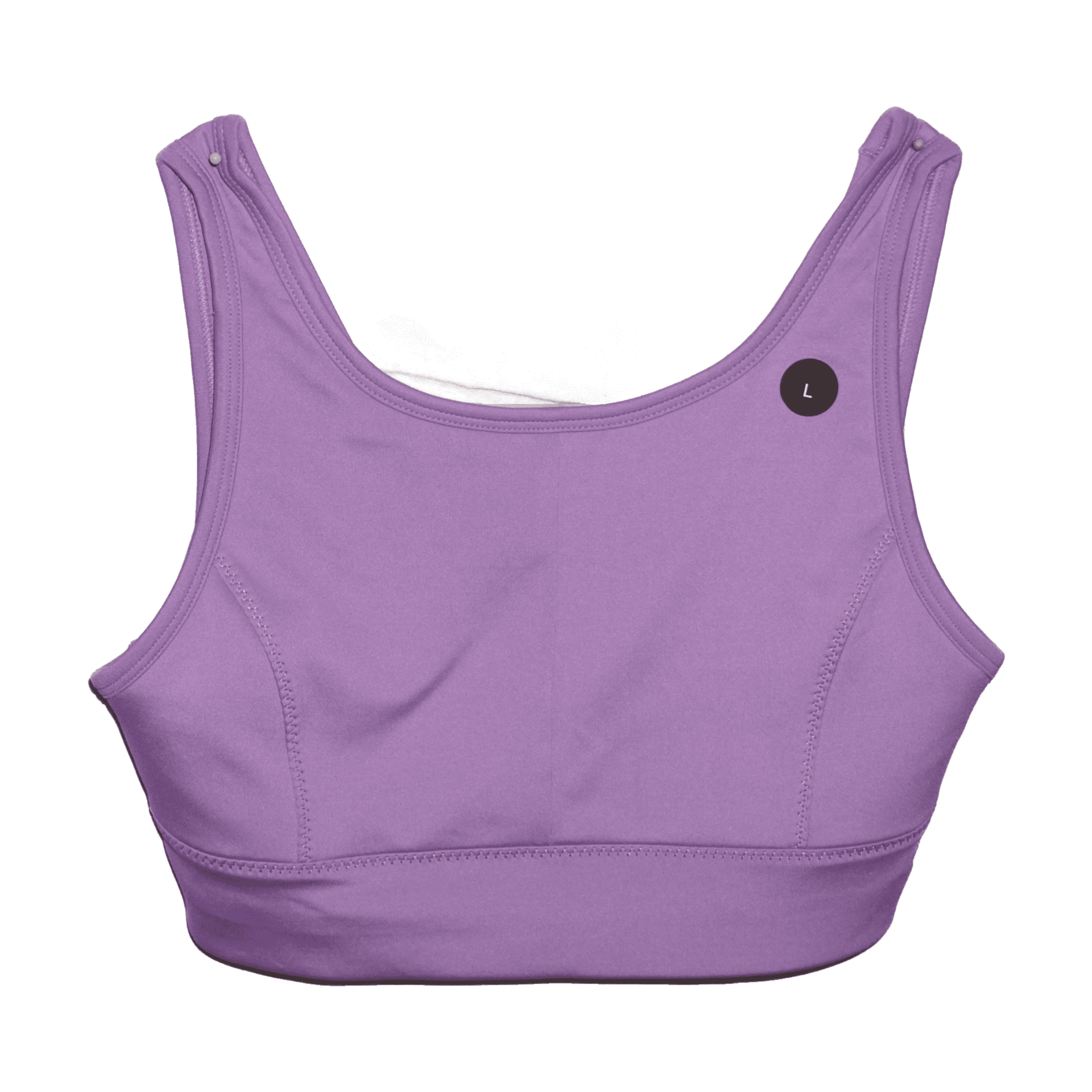 Nike Swoosh Luxe Girls Longline Sports Bra Purple