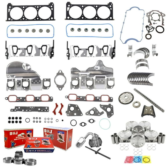 DNJ EK3135AM Master Engine Rebuild Kit Fits Cars & Trucks 2006-2007 Saturn Relay 3.9L V6 12V OHV