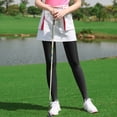thumbnail image 6 of Cheers.US Golf Sun Protection Golf Pants Cool Ice Silk Stocking Sport Leggings Cooling Socks for Women Golf & Outdoor Sports Comfortable Breathable, 6 of 7