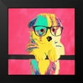 thumbnail image 2 of Villa, Milli 15x15 Black Modern Framed Museum Art Print Titled - Puppy Vision, 2 of 5