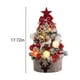 thumbnail image 3 of Adornos navideños, mini árbol de Navidad iluminado de 17,72/23,62 pulgadas, pequeño árbol de Navidad de escritorio con 20 conos LED y adornos navideños, árboles decorativos., 3 of 6