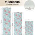 thumbnail image 4 of Pioneer Flower Floral Print Pattern Kitchen Rugs Sets Of 3,Kitchen Runner Rugs Non Skid Washable,Decorative Kitchen Floor Mats for Kitchen,Sink,Laundry,17X30 Inch + 17X47 Inch + 17X59 Inch, 4 of 6