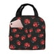 thumbnail image 1 of Easygdp Beautiful Red Ladybug Bolsa Térmica Premium - Tela Oxford Impermeable, Gran Capacidad, Bolsillo Frontal, Unisex para Trabajo, Escuela, Actividades al Aire Libre y Picnics, 1 of 8
