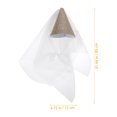 thumbnail image 3 of ColoMX Cumpleaños decorativos cone gat niña cono de cono de sombrero de cumpleaños con tul para fiesta, 3 of 7