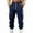 03 Navy, variant on Fewfanhot Mens Sweatpants Cargo Sweatpants Elastic Waist Pants with Pockets Baggy Drawstring Jogger Pants