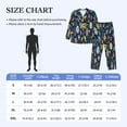 thumbnail image 6 of Bingfone Men'S Pajama Set 2 Piece Loungewear Pjs, Long Sleeve With Pajama Pants-Colorful Space, 6 of 9