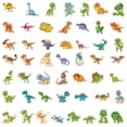 thumbnail image 3 of Pegatinas de vinilo, 50 unidades por lote, diseño de dinosaurios para bebés, diseño de anime, diseño, 3 of 3