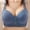 Blue, variant on Comfortable Seamless Full Coverage Bra For Women Wireless Bras With Soft Support Regular And Plus Size Compression Bras for Women Sports Bra for Women Woman Bras Running Girl One Shoulder Sports Bra 2