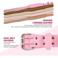 thumbnail image 2 of TRIPLE TREE Leather Weight Lifting Belt for Men, Gym Weight Belt Lumbar Back, Support Powerlifting Weightlifting Heavy Duty Workout Training Strength Training Equipment, 2 of 6