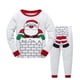 thumbnail image 2 of Conjunto de ropa de Navidad para niños y niñas, pijamas de manga larga, camiseta, Tops y pantalones, 2 piezas, ropa de dormir para el hogar, 2 of 4