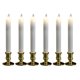 thumbnail image 2 of Velas Parpadeantes Que Funcionan Con Pilas, Velas De Cera Real, Velas Cónicas De Ventana Led Con Temporizador Y Control Remoto, Temporizador Automático Eigraketly HA015831-00, 2 of 5