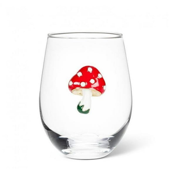 MDR Trading Inc. AB-27-BLING-001_Q01 Mushroom Pattern Stemless Wine Glass