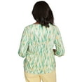 thumbnail image 2 of Alfred Dunner Womens Bright Textured Strokes Embellished Top, 2 of 4