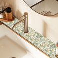 thumbnail image 2 of Yayeee Faucet Mat for Kitchen Sink 14.7" Diatomite Long Splash Guard Pad, Watercolor Animals Pattern, 2 of 7