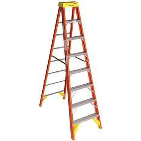 Werner feet, Orange, 6208 stepladders, 8 Ft