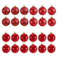 thumbnail image 1 of mmirethe 24pieces Large Application Boule de Noël Ornements Rouges Durables et Fiables 1Set, 1 of 6