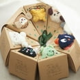 thumbnail image 4 of 4 Pairs Baby Slipper Socks Monkey Rabbit Bear Sheep Sleeping Socks Winter Socks, 4 of 10