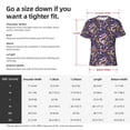 thumbnail image 2 of Yiaed Snake And Floral Print Mens Short Sleeve Tight Fit T-Shirt, Crewneck Casual Tee-XX-Large, 2 of 5
