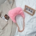 thumbnail image 2 of Bolsa Retro Mujeres Felpa Hobos Underarm Bag Otoño Acrílico Cadena (Rosa) Ehuebsd Para Estrenar, 2 of 8