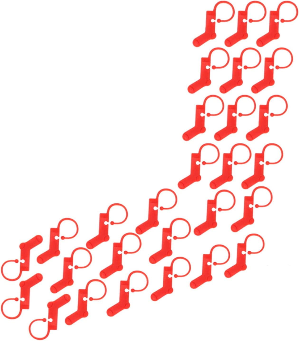 Stitch Markers, 80 PCS Crochet Stitch Markers Sock Shape with Storage