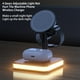 OUSITAID Chargeur Sans Fil 3-en-1 Support Magnétique Haute Vitesse avec Charge Lumineuse LED Réglable jusqu'à 4 Appareils Téléphone Écouteur Montre Chargeur Sans Fil – image 5 sur 10