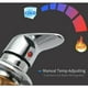 thumbnail image 4 of Carivent Cabina de ducha monomando Grifo de ducha de latón Desviador de salida Grifo mezclador de ducha cromado Conector G1/2" Mezclador de ducha de agua fría y caliente para baño ACTIVE Biensenido a ACTIVE, 4 of 5