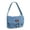 Blue, variant on Women's Retro Large Canvas Denim Shoulder Bag Denim Crossbody Handbags Casual Style Lightweight Tote Purse (Blue)