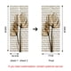 thumbnail image 3 of Grano de ladrillo de hibisco 77x200cm Etiqueta de puerta 3D Bodega Foto Mural Trompe l'oeil Pegatinas de pared PVC Papel tapiz impermeable para dormitorio Baño Cocina, 3 of 5