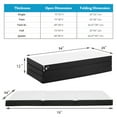 thumbnail image 3 of 4-inch Tri Folding Memory Mattress with Removable Cover , Single Tri-Fold Mattress, 3 of 9
