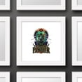 thumbnail image 2 of Gallery Pops Marvel Black Panther - Wakanda Tech Badge Wall Art, White Framed Version, 12" x 12", 2 of 5