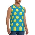 thumbnail image 2 of Kdxio Ball Tennis for Men's Muscle T-shirt,Sleeveless for Workout Running Athletic Gym Lounge Casual, 2 of 7