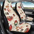 thumbnail image 3 of Chririnla Easy to Install Car Seat Covers for Auto, Polyester Elastic Automotive Seat Cover, Christmas Santa Reindeer Print, 3 of 12