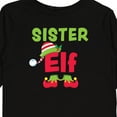 thumbnail image 4 of Inktastic Christmas Sister Elf Girls Long Sleeve Toddler T-Shirt, 4 of 5