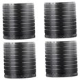 thumbnail image 4 of Bamboohart 4 Pieces Furniture Risers Anti Slip Bed Lift Risers for Desks Tables Cabinet Black, 4 of 9