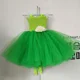 thumbnail image 3 of juego de tutú de hada de jardín mágico, vestido de princesa de tul para fiesta de cumpleaños de niña, disfraz de Cosplay de Halloween verde para niños con alas, 3 of 5