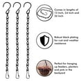 thumbnail image 5 of 12 Pack 12 Inches Hanging Chain for Bird Feeders, Planters, Birdbaths, Billboards, Lanterns, Chalkboards, Decorative Ornaments, 5 of 7